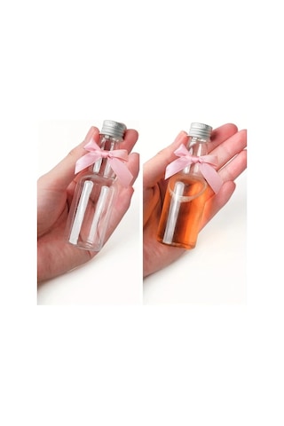 Willowhaven Siyah 36 Parça 50 Ml Plastik Mini Likör Şişeleri - Dökülme Önleyici Ev Parti Kamp Bar Yemek Sosu Kapları