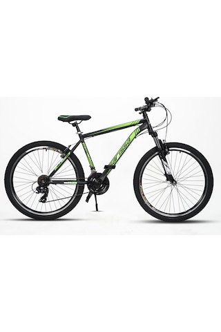 Sarissa Moon 26" Jant Mtb Ön Amortisörlü Shimano 21 Vites V Fren Dağ Bisikleti Siyah Yeşil