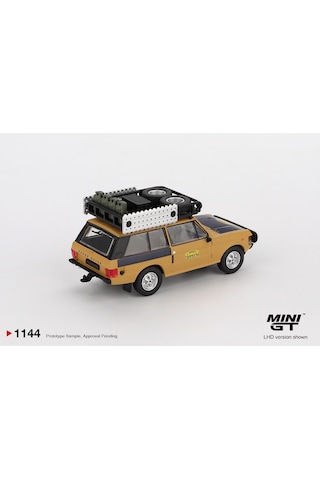 1:64 Ölçek Mini Gt 1981 Land Rover Range Rover C.swoboda & K.mentel Diecast Metal Minyatür Model Araba 5cm