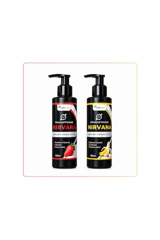 Nirvana Çilek Ve Muz Aromalı Kayganlaştırıcı Jel 2 x 150 ML