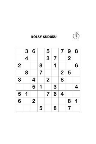 Kolay Sudoku Tam Sayfa 200 Süper Sudoku Kalem Hediyeli