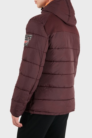Norway Geographical Su Geçirmez Kapüşonlu Parka Erkek Parka Beachwood Kahve