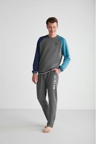 U.s. Polo Assn. 18718 Erkek Yuvarlak Yaka Pijama Takımı 001