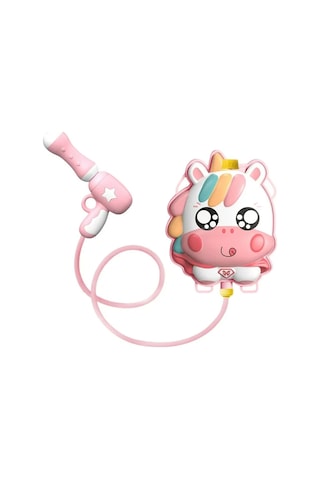 Sırt Çantalı Sırta Takılabilen Pompalı Su Tabancası 2000ml Kapasite - Pembe