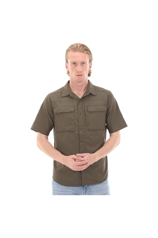 F0A4T1921L1-R The North Face M S-S Sequoıa Shırt Erkek T-Shirt Kahve 001