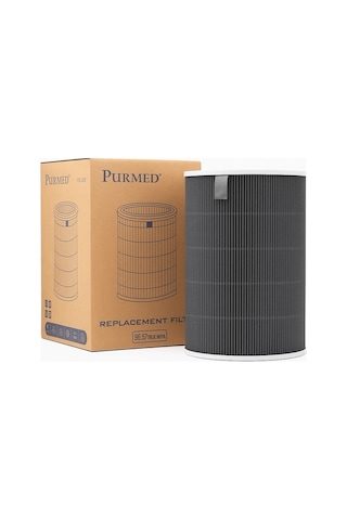 Purmed Xiaomi Mi Mijia Smart Air Purifier 6 Uyumlu Gri Hepa Filtre Yüksek Verimli, Rfıd Chip