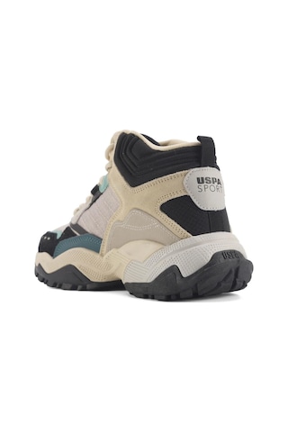 U.s. Polo Assn. Yota Hi 4pr Erkek Bej-siyah Bot Bej