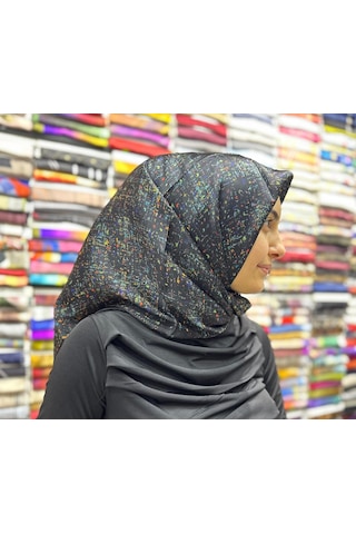 AKER Sura İpek Eşarp - 9074701 Siyah