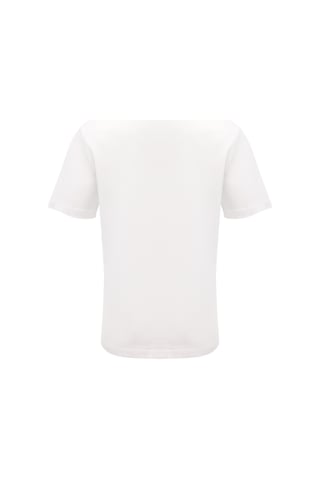 Reebok Lunny Reg Tee Beyaz Kadın Kısa Kol T-shirt 000000000102483518 Beyaz