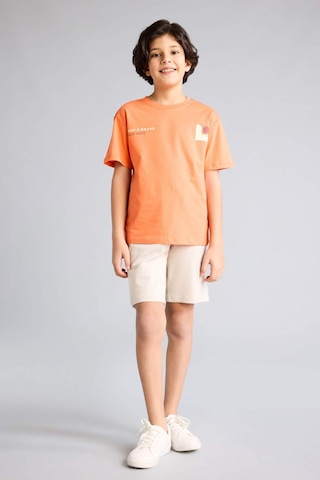Defacto Regular Fıt Sweatshirt Kumaşı Şort Erkek Çocuk B5867a826smgr525 Gri-gr525