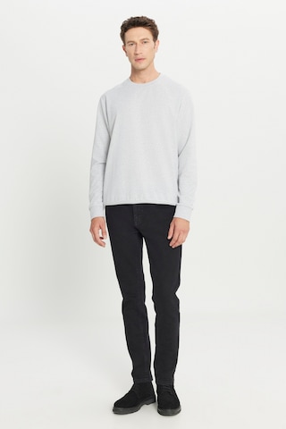 AC&Co / Altınyıldız Classics Standart Fit Normal Kesim Pamuk Bisiklet Yaka Erkek Sweatshirt Gri Melanj