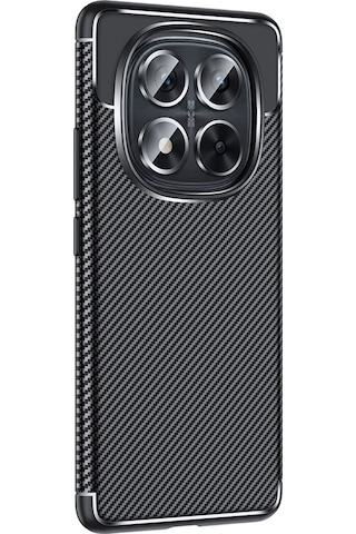 Xiaomi Poco X7 Kılıf Negro Karbon Tasarım Silikon Kılıf Siyah