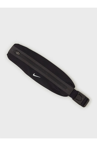Nike Running Slim Waistpack Reflector Unisex İnce Esnek Siyah Spor Bel Çantası Siyah