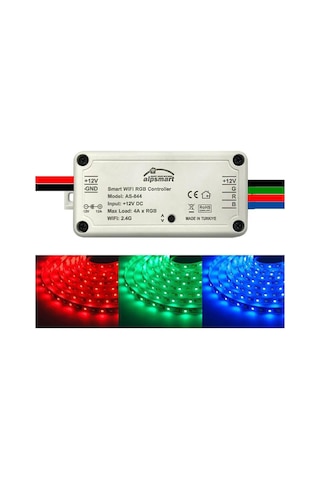 Alpsmart Akıllı RGB Wifi Şerit Led Kontrol Cihazı | Cepten Kontrol | TUYA