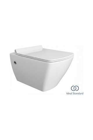 Ideal Standard Strada Z297702 Yavaş Kapanan Klozet Kapağı, Beyaz, Slim-thin, Metal Menteşeli Beyaz