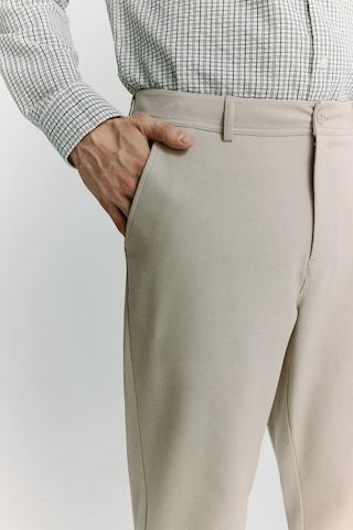 Defacto Tailored Fit Düz Paça Her Yöne Esneyen Yumuşak Tuşe Cepli Pantolon C7508ax26aubg766 Bej-bg766