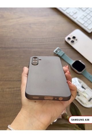 Samsung Galaxy A36 Uyumlu Süper İnce Mat Ultra Thin Silikon Kılıf Çok Renkli