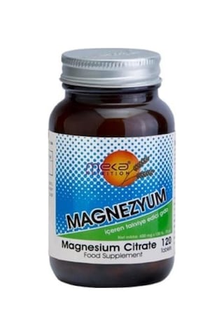 Meka Nutrition Magnezyum Sitrat ( Magnesium Citrate ) 120 Tablet