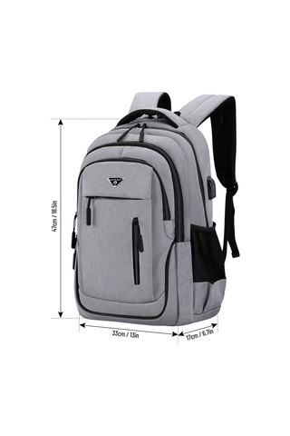 Yifomall 18 İnç Kırmızı Usb Şarjlı Sırt Çantası - İş, Okul, Seyahat İçin Su Geçirmez, Kolay Erişim Bölmeli, Konforlu Omuz Kayışlı Çok Renkli