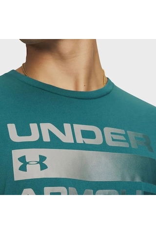 Under Armour Team Issue Wordmark Erkek Yeşil Tişört