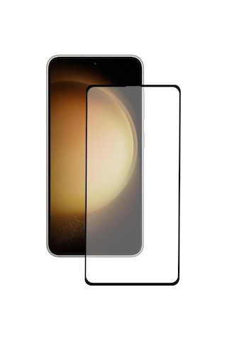 Samsung Galaxy Uyumlu S23 Tam Kaplayan Temperli Ekran Koruyucu Cam