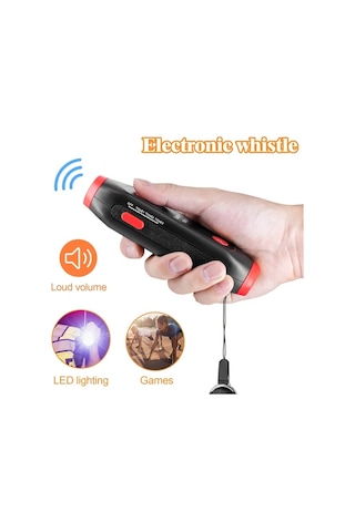 Willowhaven Yeşil 150 Desibel Yüksek Sesli Elektronik Düdük Abs Malzeme Led Işıklı Saha Kamp Spor