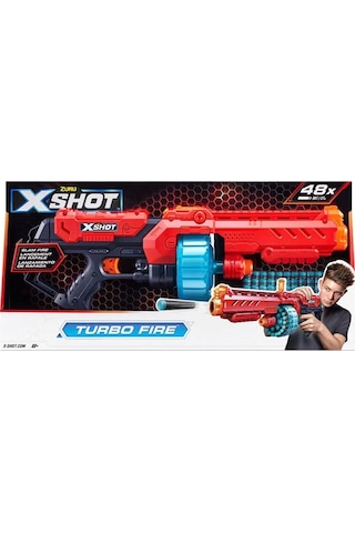 36270 Zuru X-shot Silah Sünger Atan Excel -turbo Fire 48 Mermili -sunman