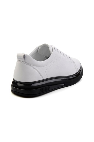 Beyaz Leather Erkek Casual Ayakkabı E01018033343 Beyaz