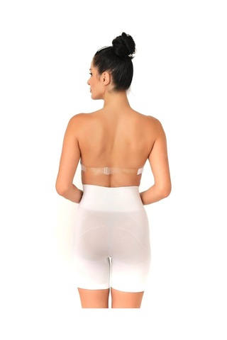L'ombre Beyaz Düşük Bel Double Pantalon Korse