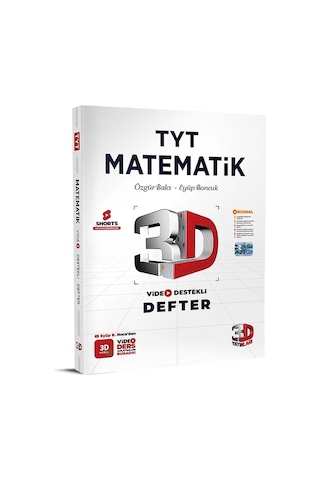 TYT Matematik Video Destekli Defter -  3D Yayınları
