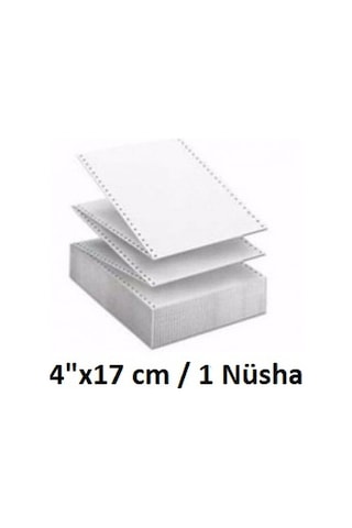 Kantar Fişi 4"x17 CM / 1 Nüsha / 1000 Adet