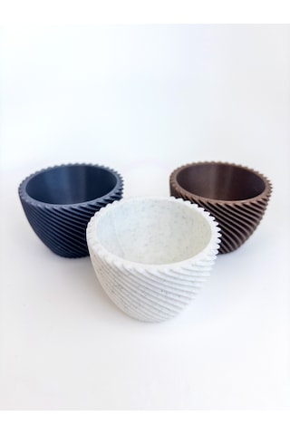 Modern Yumurtalık 3'lü - Karışık Renkler