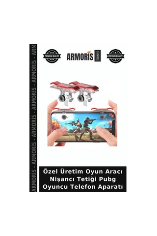 Özel Üretim Oyun Aracı Nişancı Tetiği Pubg Oyuncu Telefon Aparatı