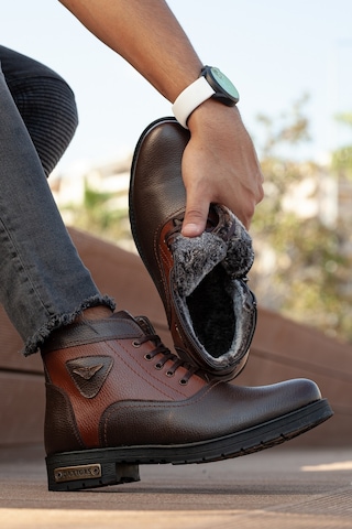 Daxtors 504 Soğuk Geçirmez Kürklü Unisex Bot 21kdaxatd050401-22 001