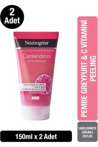 Neutrogena Canlandırıcı Günlük Peeling Jel - 150 ML x 2