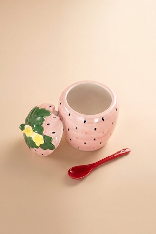Karaca Strawberry Şekerlik 350 Ml Pembe