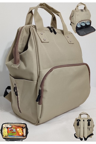 Bebek Bakım Çantası Organizatör Anne Bebek Bakım Sırt Çantası Kahverengi