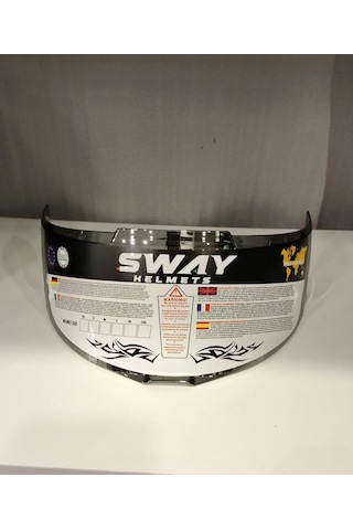 Kask Camı Sway Ff 820 Gümüş Çok Renkli