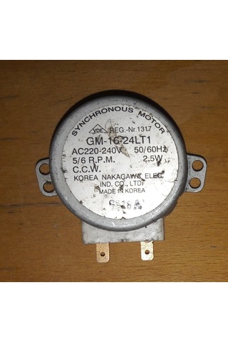 220V Ac - 5 Rpm Motor (Tavuk Çevirme Motoru)