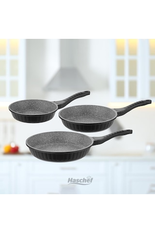 Haschef Yakut Döküm Tava Seti