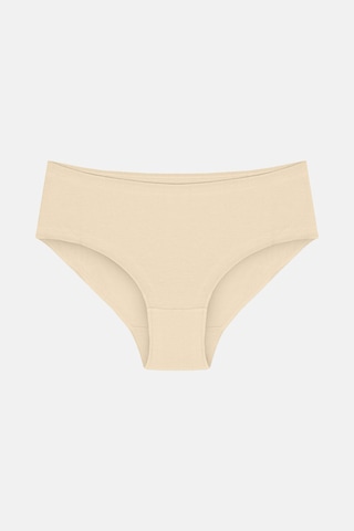 Suwen 3lü Pamuklu Basic Yüksek Bel Slip Külot St0040601a1413 Ten / Ten / Ten
