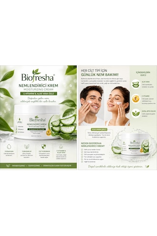 Biofresha Nemlendirici E Vitaminli Koruyuculu Krem 100 Ml