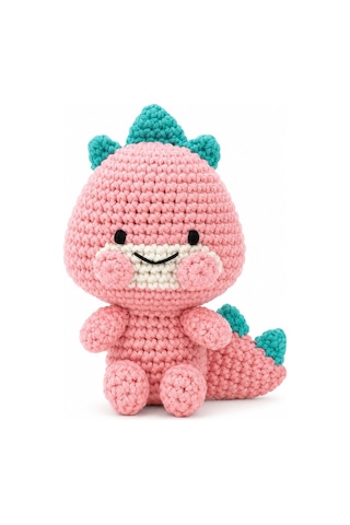Bakgelal Hello Adorable Amigurumi Dinozor Yapım Kiti 2 Adet Sevimli Dinozor Bff, Türkçe Anlatımlı