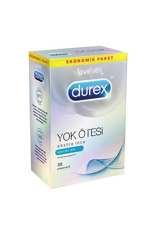 Durex Yok Ötesi Ekstra İnce Ultra Kaygan Prezervatif 20'li
