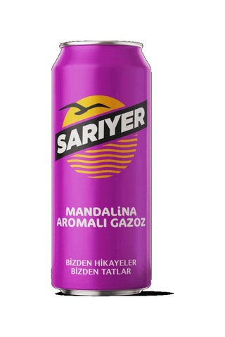 Sarıyer Mandalina Aromalı Gazoz 330 Ml X 24 Adet