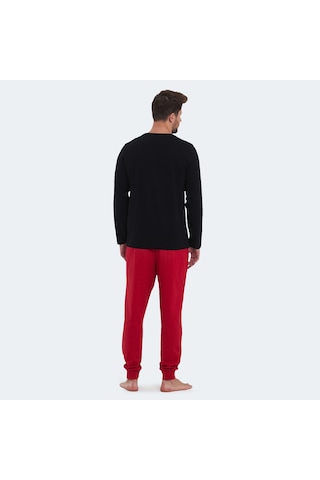 Slazenger PARTH IN Erkek Pamuklu Siyah Pijama