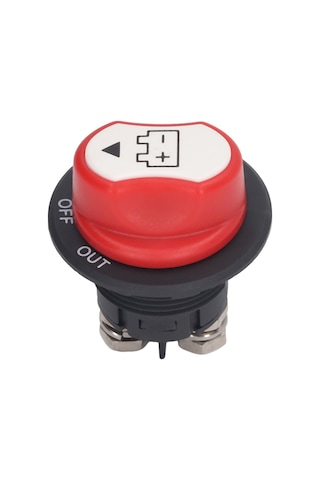 Moveevo Akü Kesici Anahtarı 100a - 32vdc, Araç/bot Güvenliği, Akü Tüketimini Engeller, Kolay Kurulum, Pc Ve Bakır Malzeme