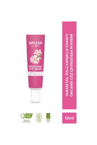 Weleda Yabani Gül Özlü Pürüzsüzleştirici Organik Göz Çevresi Bakım Kremi 12ml