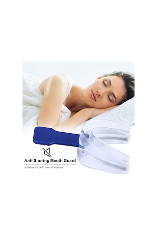 Mufunye Hem Kadın Hem Erkek İçin Uyku Ve Horlama Önleyici Silikon Aparat, Taşınabilir Saklama Kutusu İle