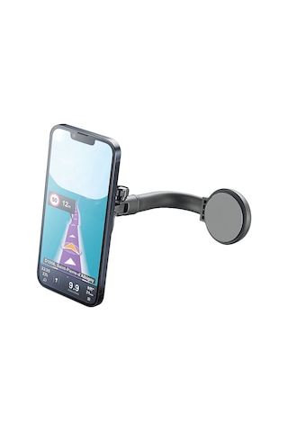 Cellularlıne Magsafe Multimedya Ekran İçin Araç İçi Telefon Tutacağı Siyah Siyah